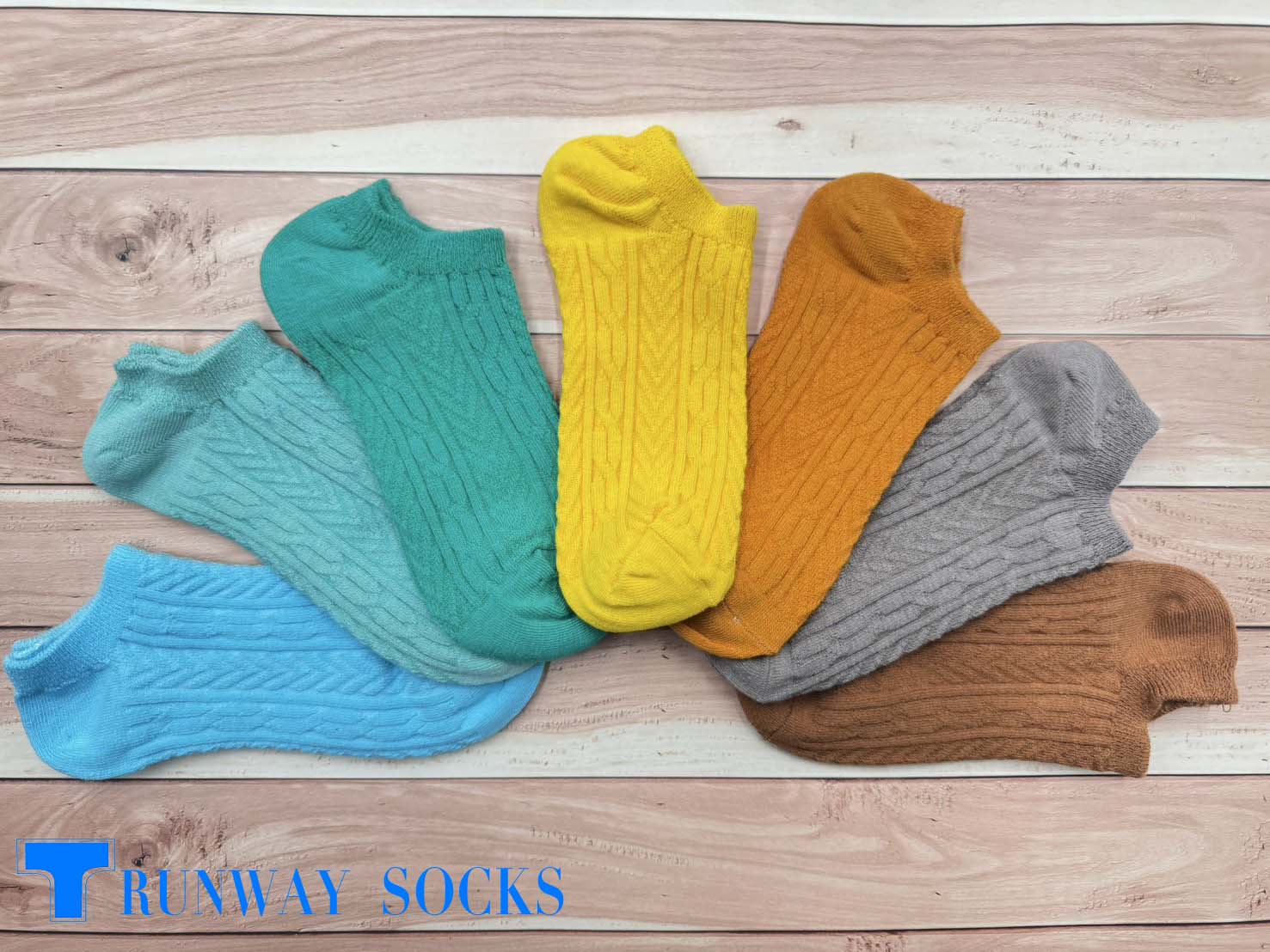 【RUNWAY】《RUNWAY SOCKS》Japanese/Korean Style Candy Socks – 22 Colors, Double Cylinder No-Show Socks – Honey Brown Limited Quantity – While Supplies Last, , large