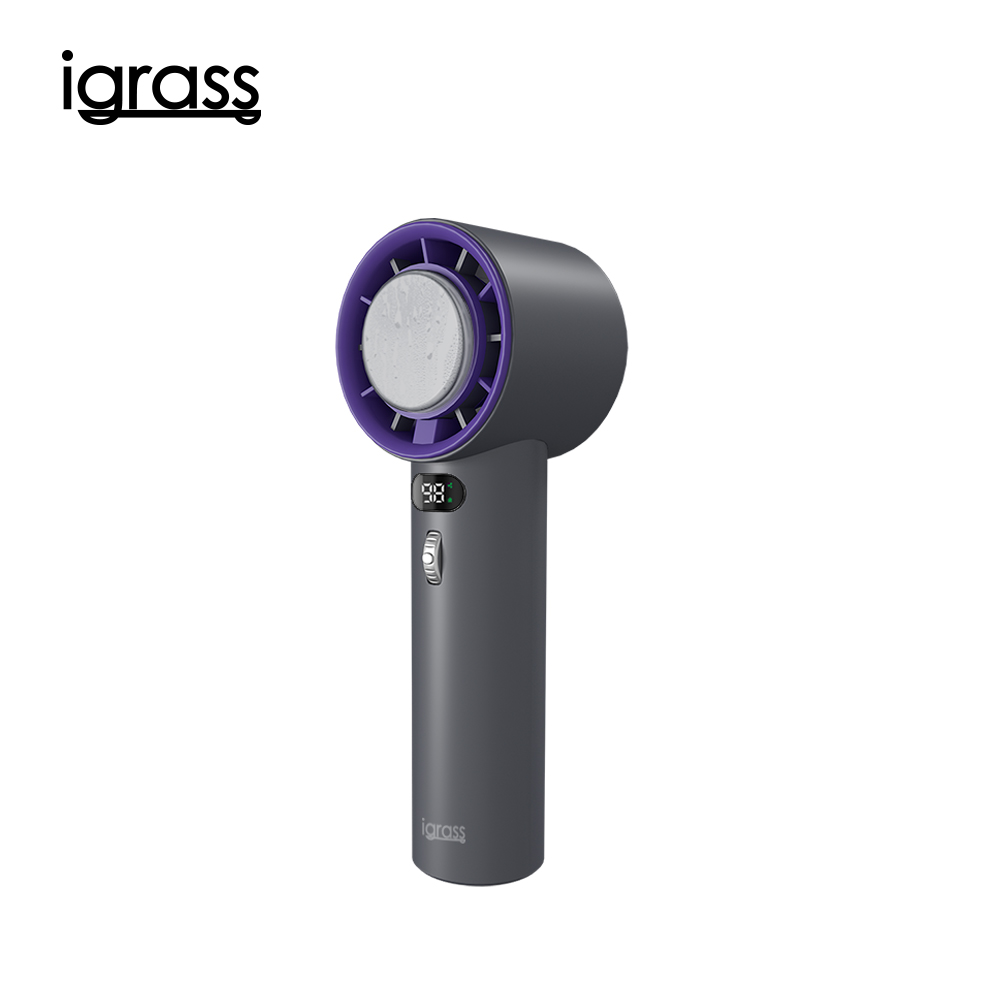 igrass Digital Display 100-Level Cooling Powerful Fan - Graphite Gray