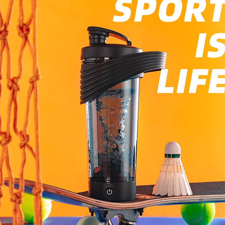 MAX 電動攪拌杯 【2色可選】充電 type-c 矽膠提把 tritan材質 可拆底座 700mAh 攪拌杯, , large