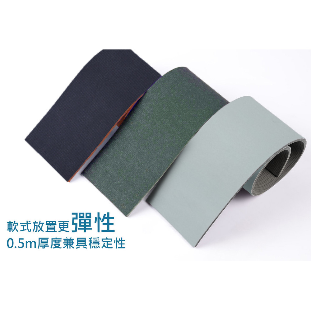 【Monster】 Soft Diatomaceous Earth Vanity Absorbent Mat, Set of 2 (60x10cm) – Cool Rock Gray, , large