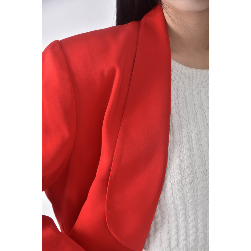 (XL) chiae lih素面紅色外套二手衣, , large