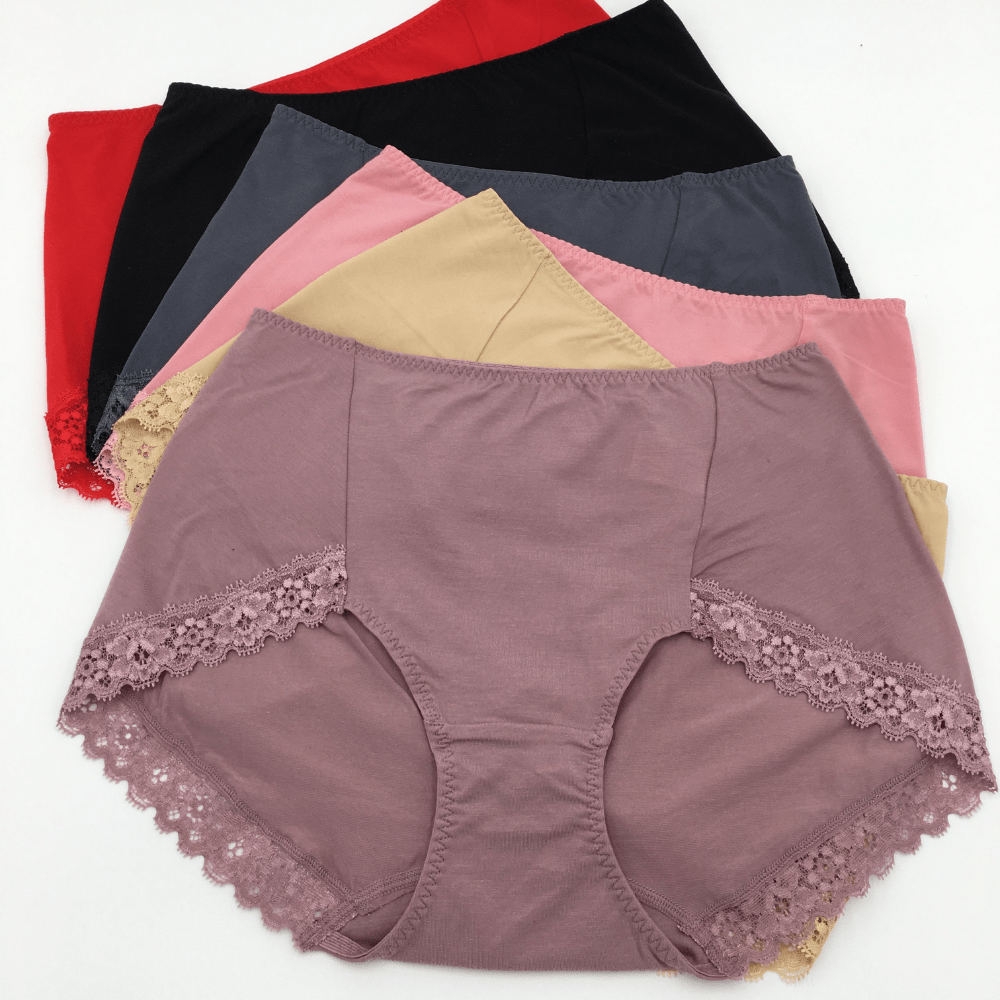 [SHIANEY]Taiwan-Made Tencel Cotton Mid-Rise Women's Panties / XL, , large