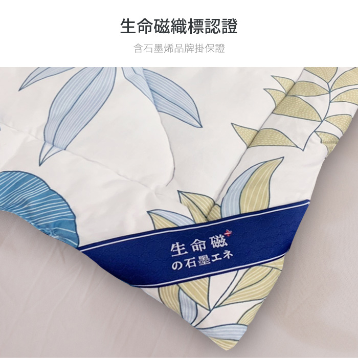 【日本旭川】生命磁奈米鋅能量被 推薦愛用加強版 石墨烯棉被 四季被 空調被 石墨烯被, , large