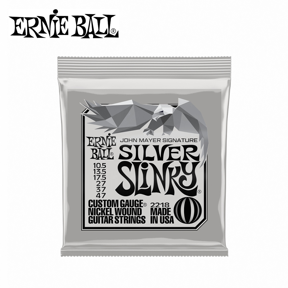 ERNIE BALL 2218 John Mayer Silver Slinky 電吉他套弦 10.5-47【敦煌樂器】