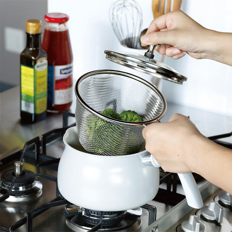 【CB JAPAN】copan系列 多功能單柄料理鍋1.8L(付濾網), , large