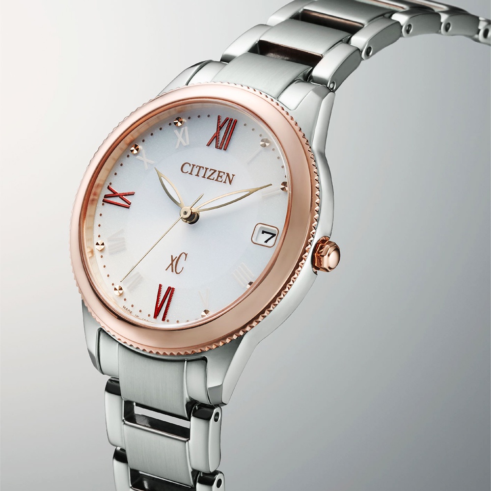 CITIZEN 星辰 XC 亞洲限定 情人節推薦款 光動能女錶 EO1234-51A, , large