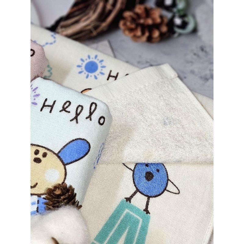 [Kaimei Cotton] Randomly excellent MIT made in Taiwan cute half-cotton half-gauze children's towel-rabbit style, pure cotton, soft, comfortable and water-absorbent, , large