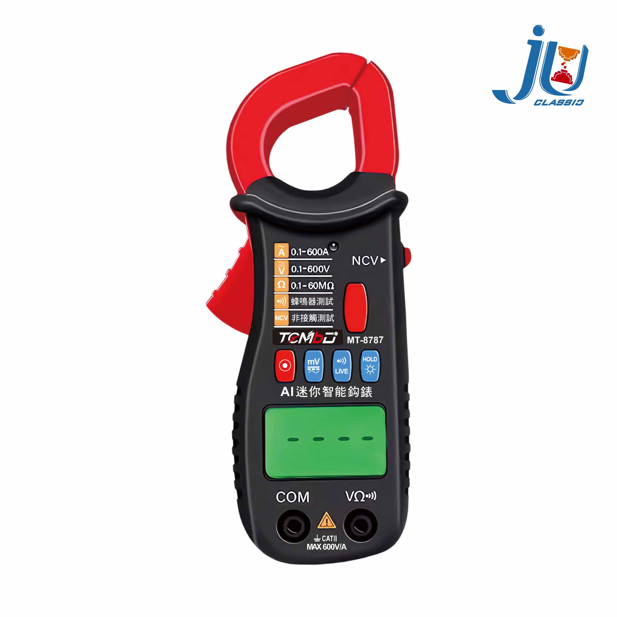 鉅玉經典｜接觸式數位電錶 電壓 自動鉤錶 電流檢測 電流測試 水電工程 智能勾錶 AI 多功能 MT-8787, , large