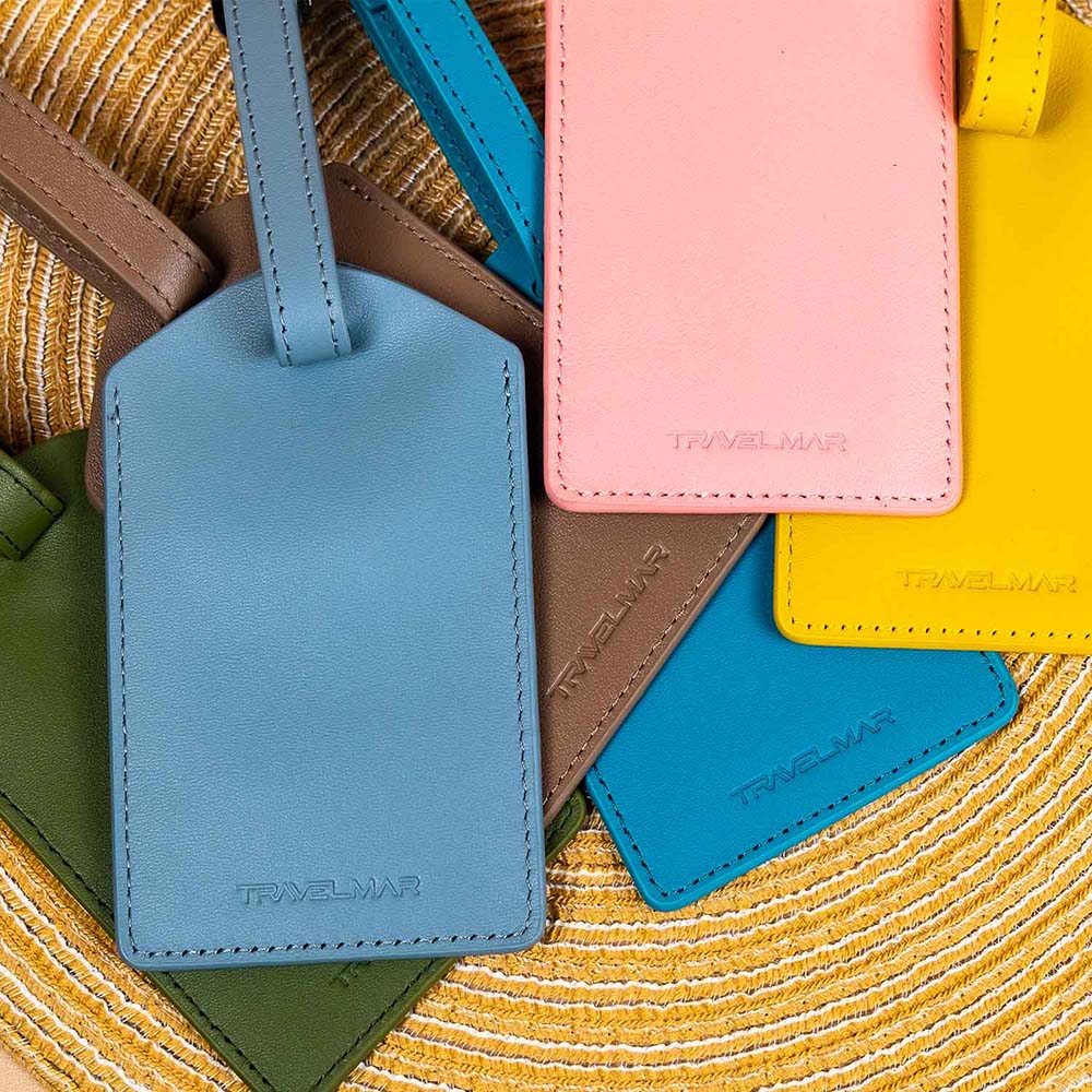 [TRAVELMAR] 隨行皮件行李吊牌-湖水藍, , large