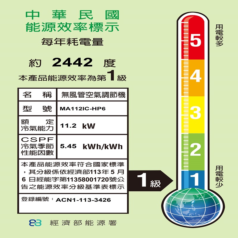東元MA/MS112IC-HP6 1-1變頻R32冷專空調, , large