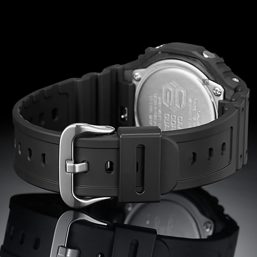 CASIO 卡西歐 G-SHOCK 街頭軍事系列 八角 電子錶-迷彩綠 GA-2100SU-1A, , large