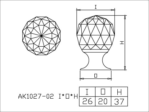 【協進五金】水晶把手 透明+吊青銅, , large