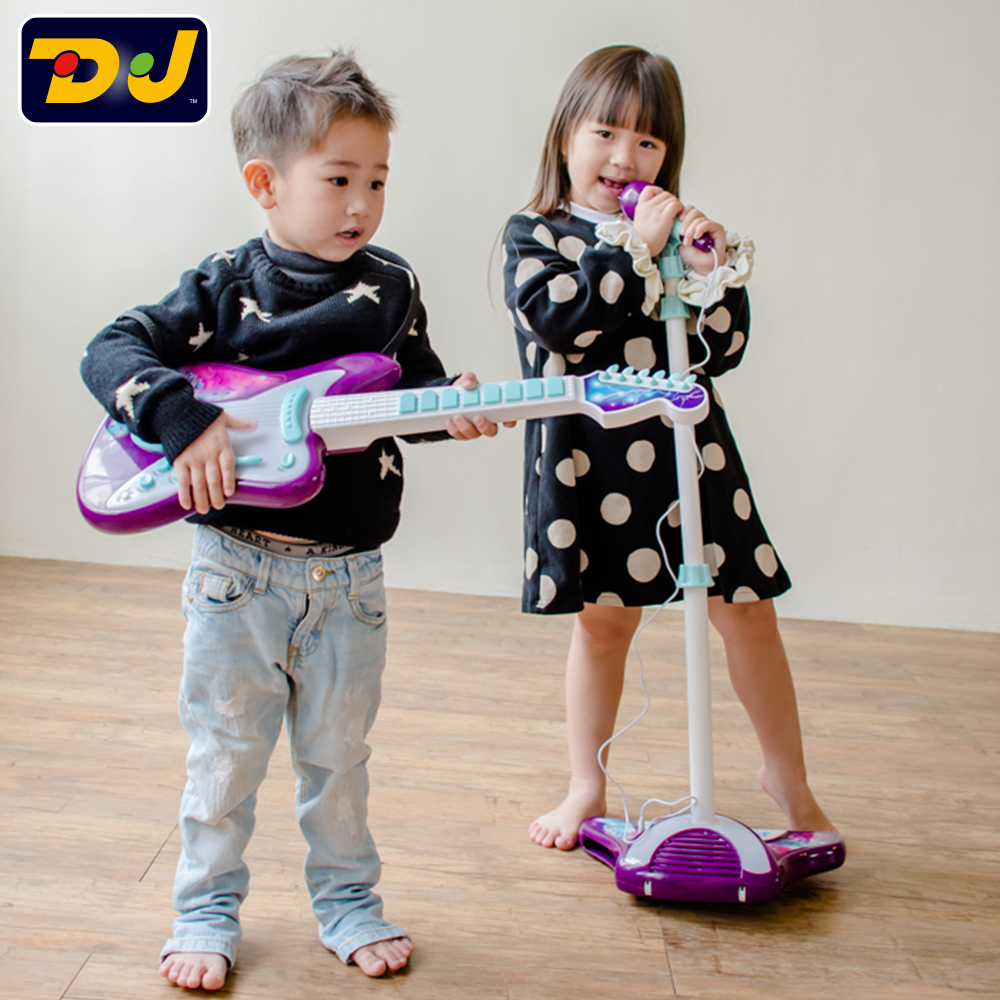 [DJ TOYS] Real Strings Trending Rock Guitar for Kids, , large