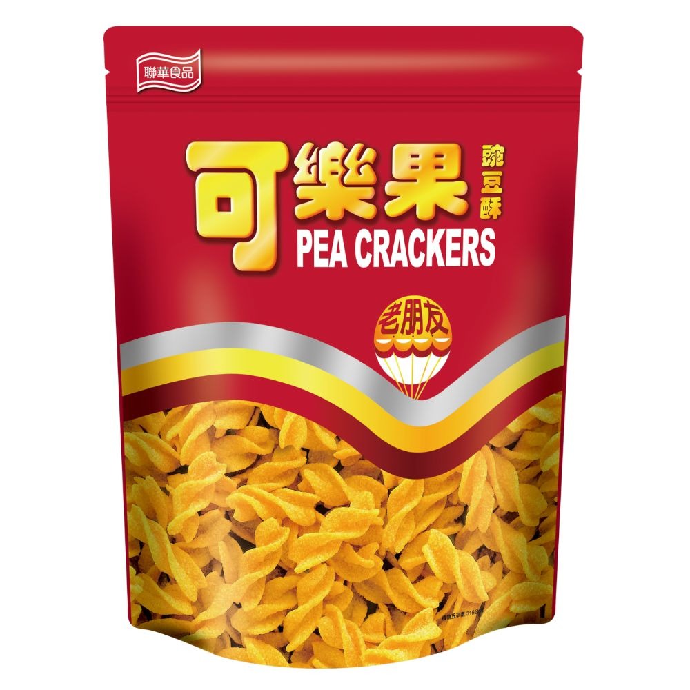 Pea Cracker-Garlic Flavor, , large