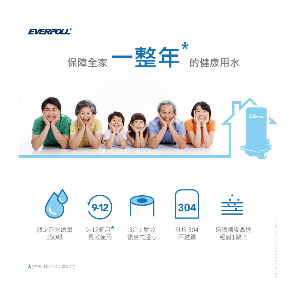 【麗水生活】EVERPOLL愛科濾淨-公司貨-全戶設備FH-500傳家寶全戶濾淨(500頓) 大樓過濾 頂樓濾芯 大型, , large