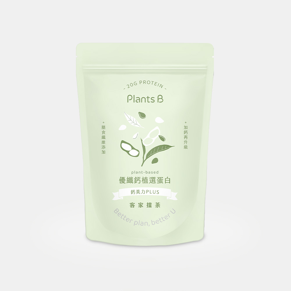 〔果果能量〕彼蛋白優纖鈣植選蛋白-客家擂茶500g, , large