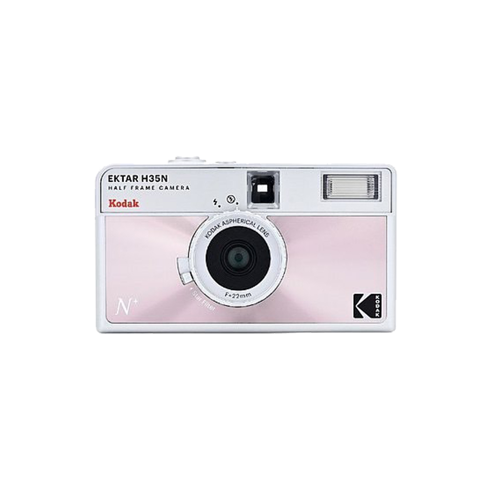 [KODAK 柯達] H35N 濾鏡半格底片相機 (不含底片、電池) -粉