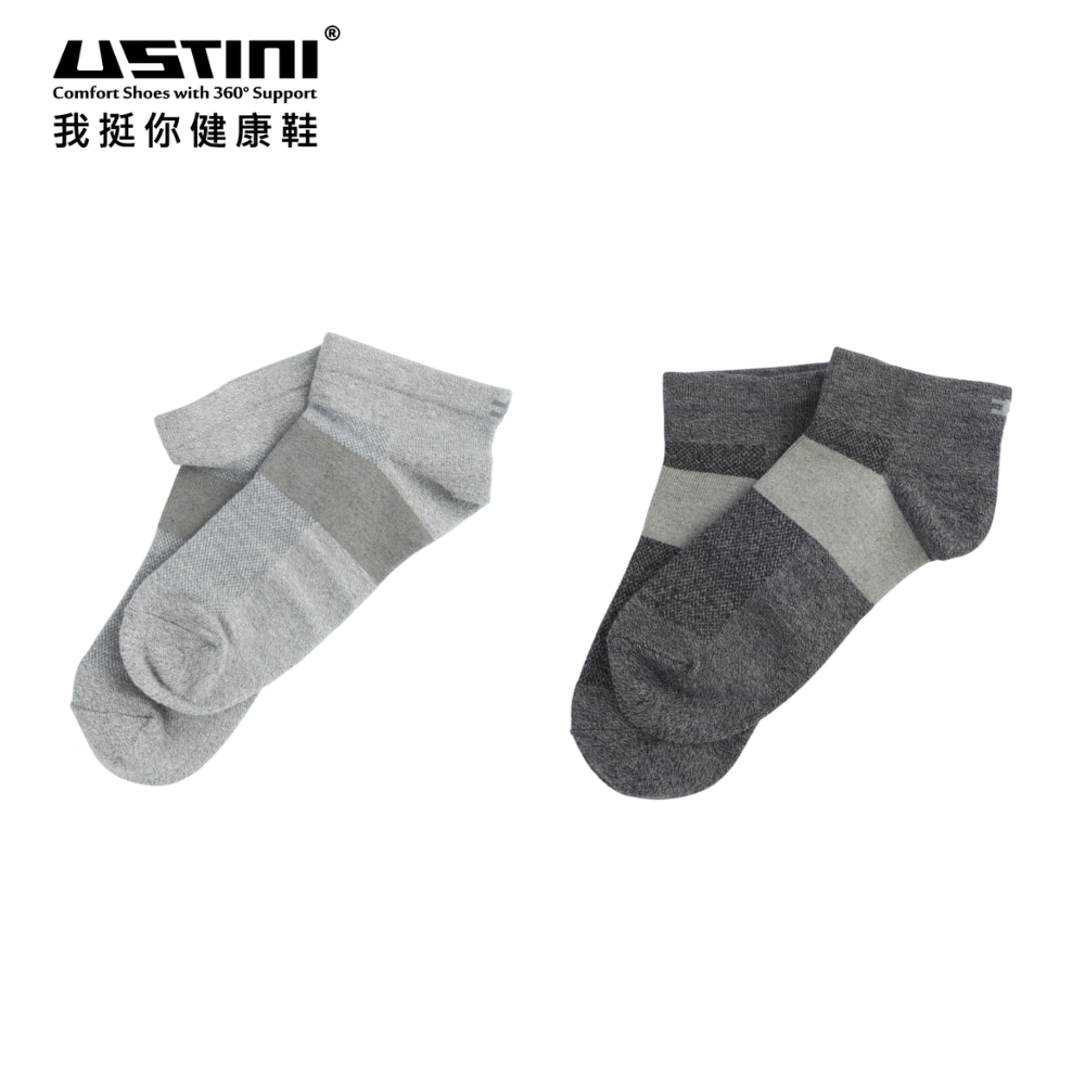[USTINI 我挺你健康鞋]排靜電有機棉短襪, , large