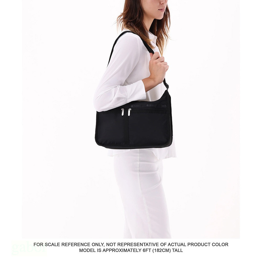 LeSportsac Deluxe Everyday Bag 經典斜背包 送禮-永恆黑, , large