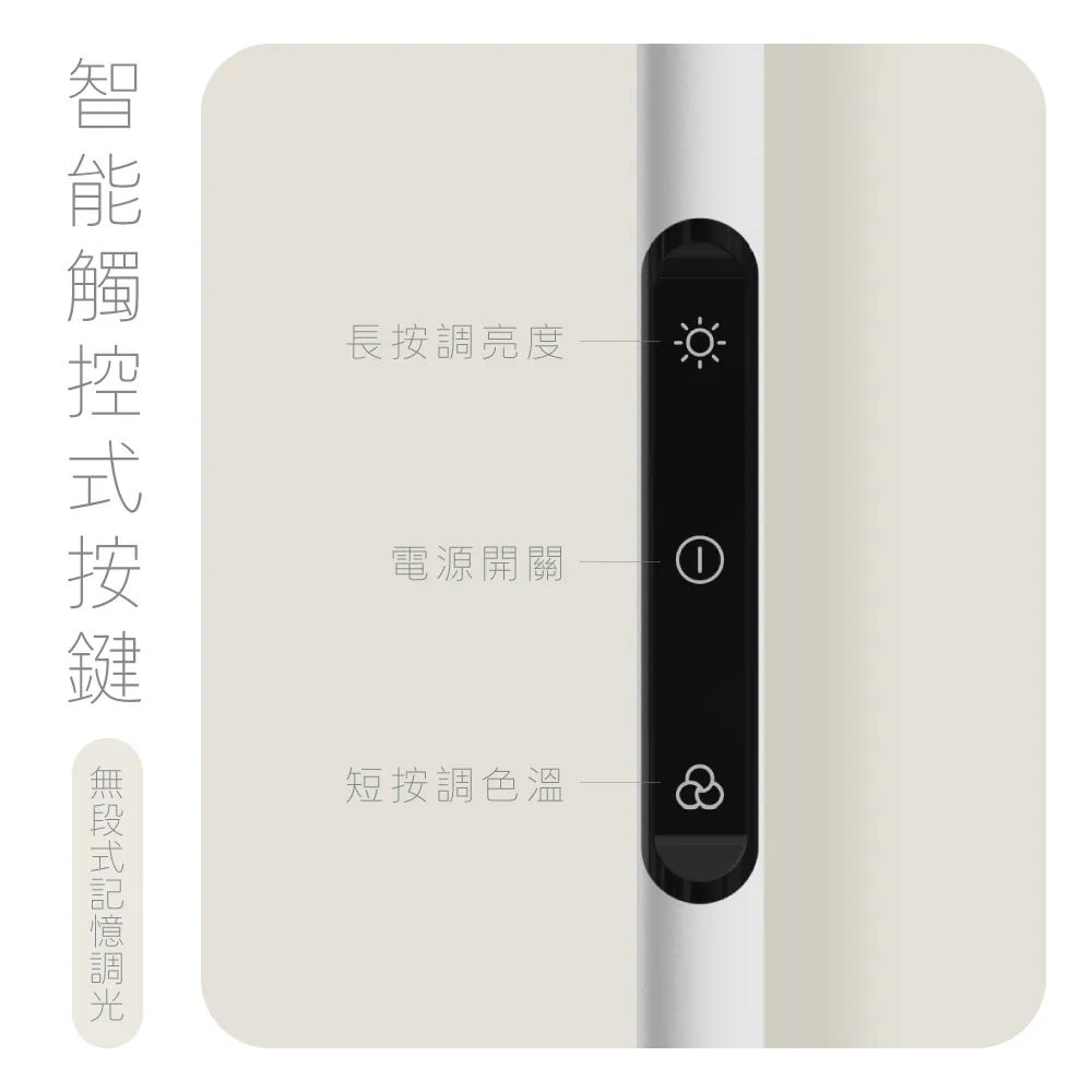 【 KINYO 】 可調亮度 調色溫 記憶調光 護眼檯燈 / 冷暖調光 LED 落地燈, , large