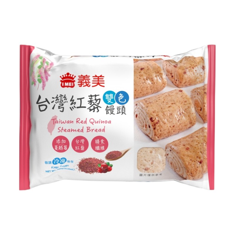 義美台灣紅藜雙色饅頭, , large
