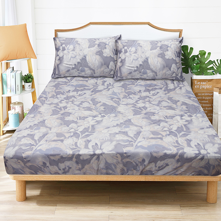 【多利寶寢具】FITNESS_100%純天絲頂級60S雙人三件式床包組-愛的印記, , large