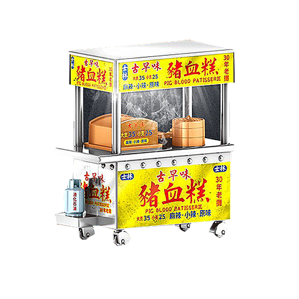 【啾愛你】仿真夜市攤車小夜燈-台灣小吃攤豬血糕