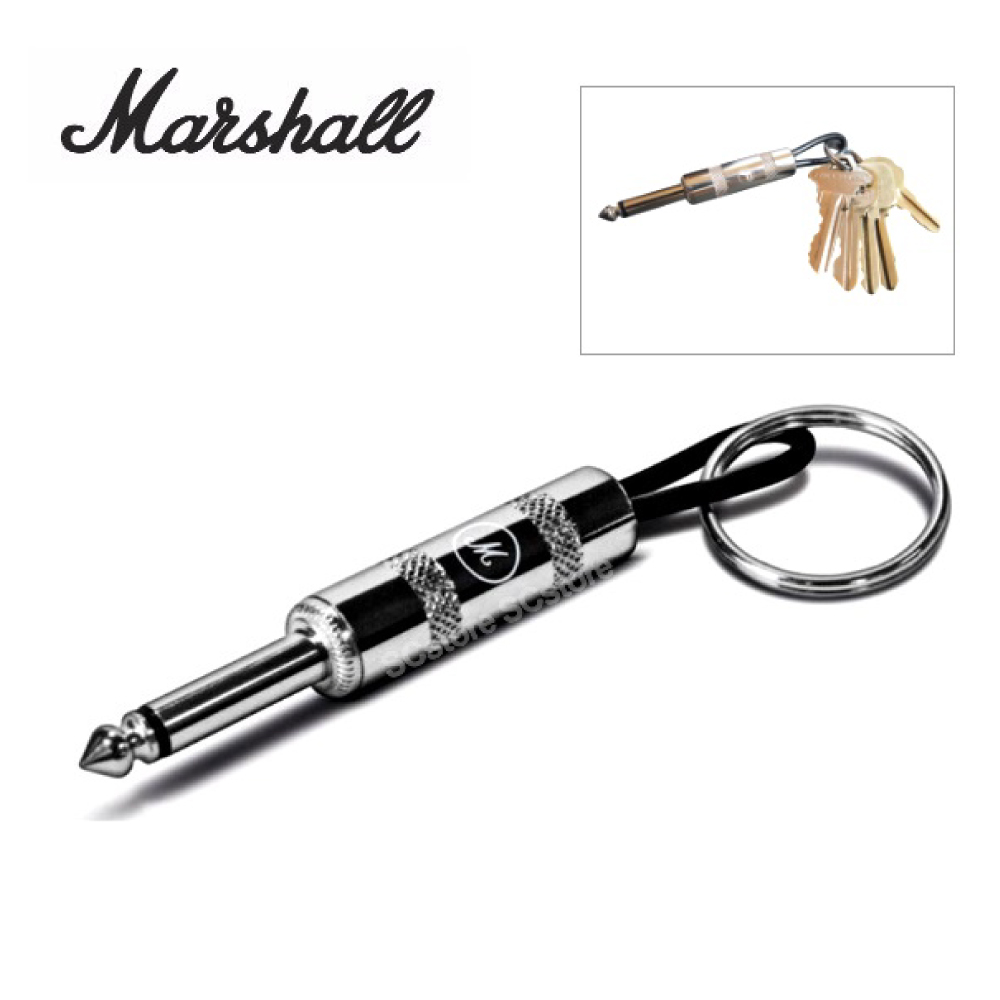 Guitar Plug Keychain Guitar Key Holder 6.35mm Audio Plug Type Keychain, , large