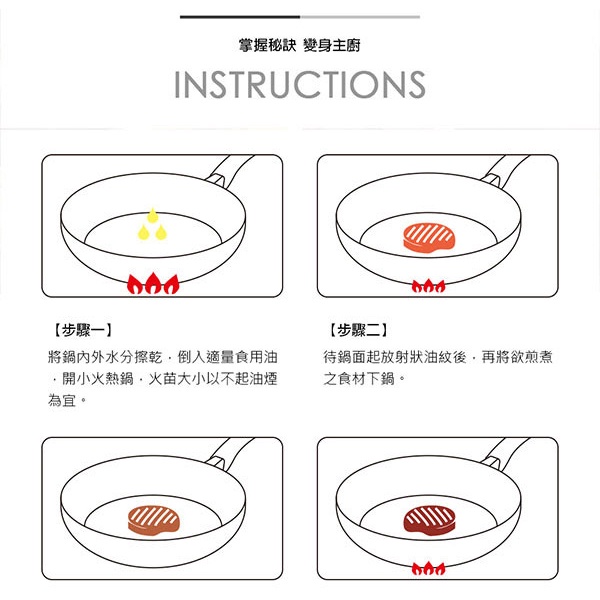 PERFECT 理想牌 金緻316不銹鋼專利不沾平底鍋附蓋IH 28cm單把-Leidea樂德兒, , large