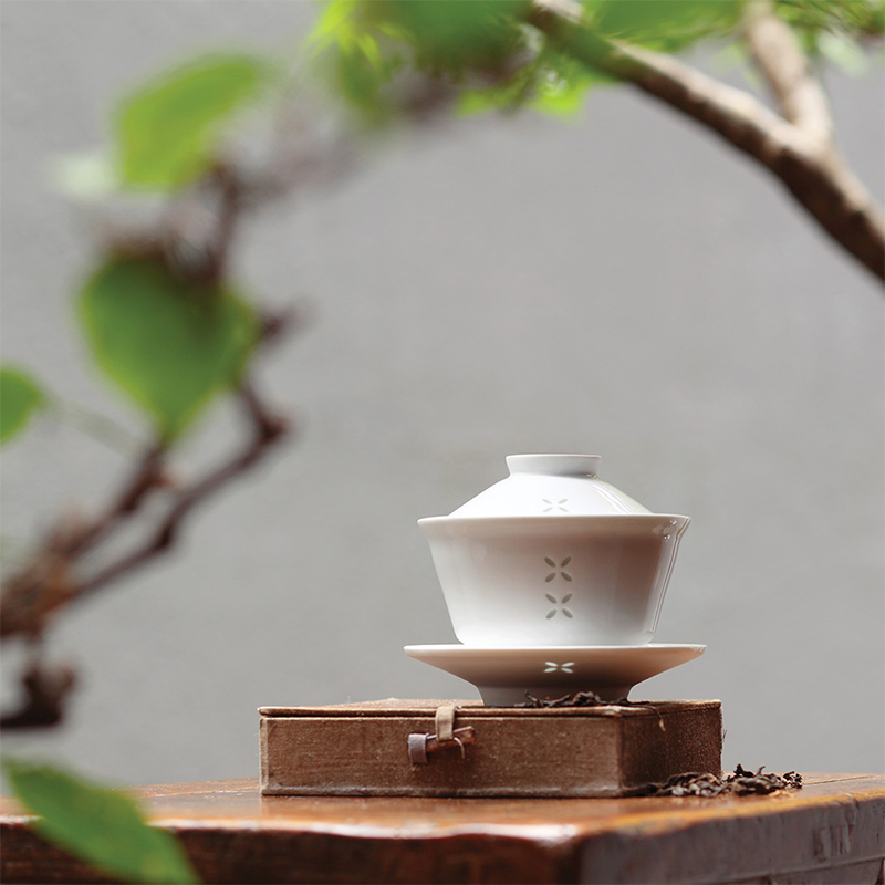 【JIA品家】紛雪茶具 玲瓏瓷茶杯 雙入禮盒組, , large