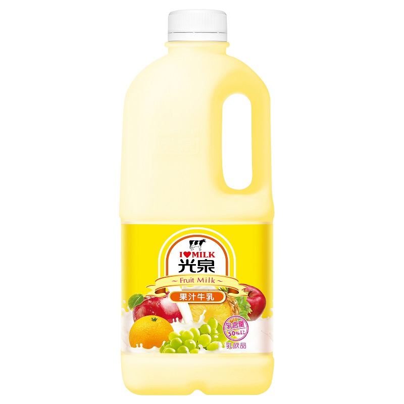 光泉調味乳飲品-果汁牛乳-1857ml到貨效期約6-8天