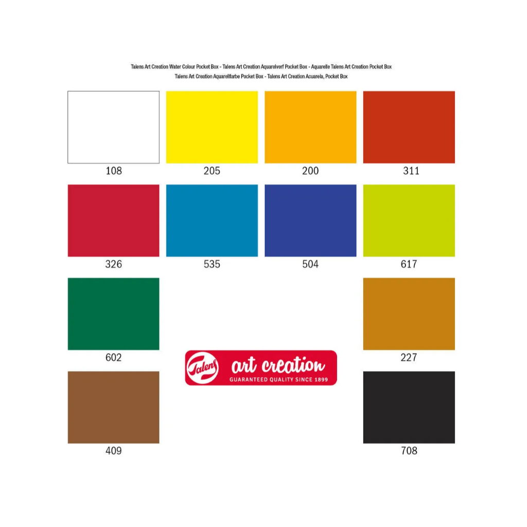 *需預訂 Royal Talens art creation 塊狀水彩12色, , large
