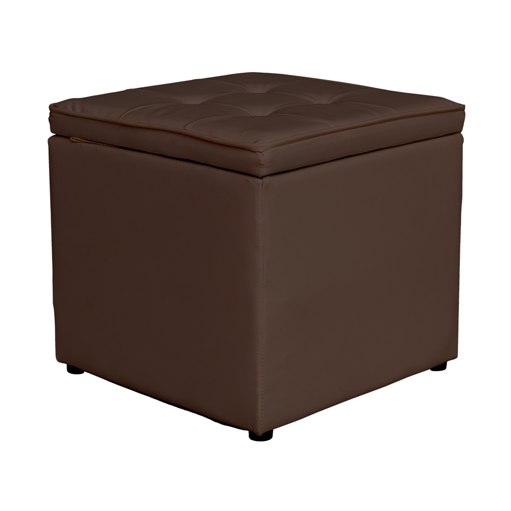 【Y HOUSE】方形收納凳 沙發椅 收納椅 兩用椅凳-咖啡色