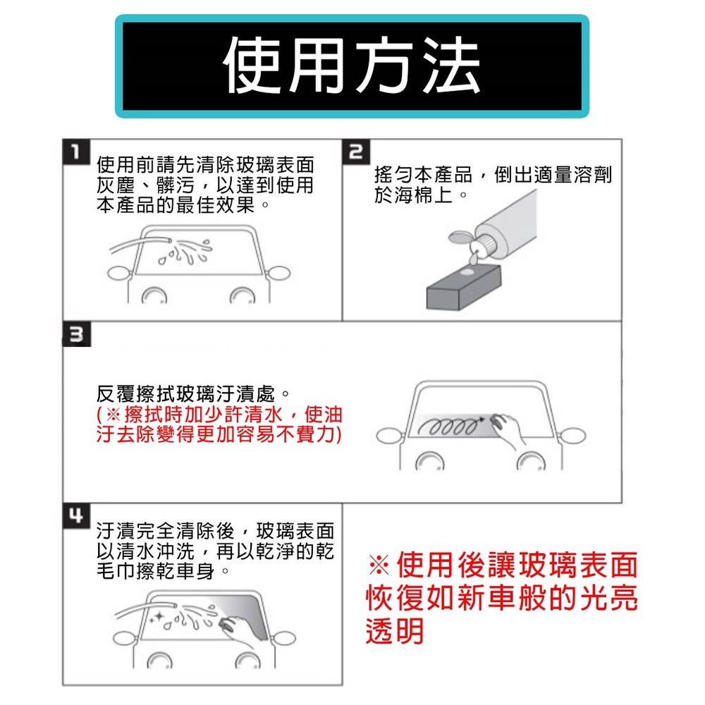 CCI 4倍性能油膜去除劑+長效型玻璃水鍍膜劑, , large