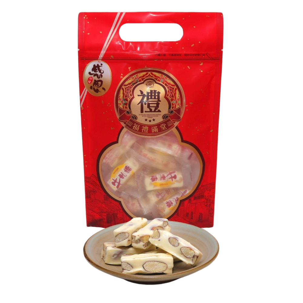 [給力食品] 杏仁牛軋糖 250g/包