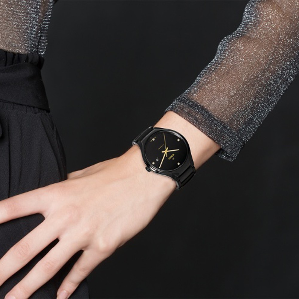 RADO 雷達 True真系列鑽石自動機械腕錶-40mm R27056712, , large