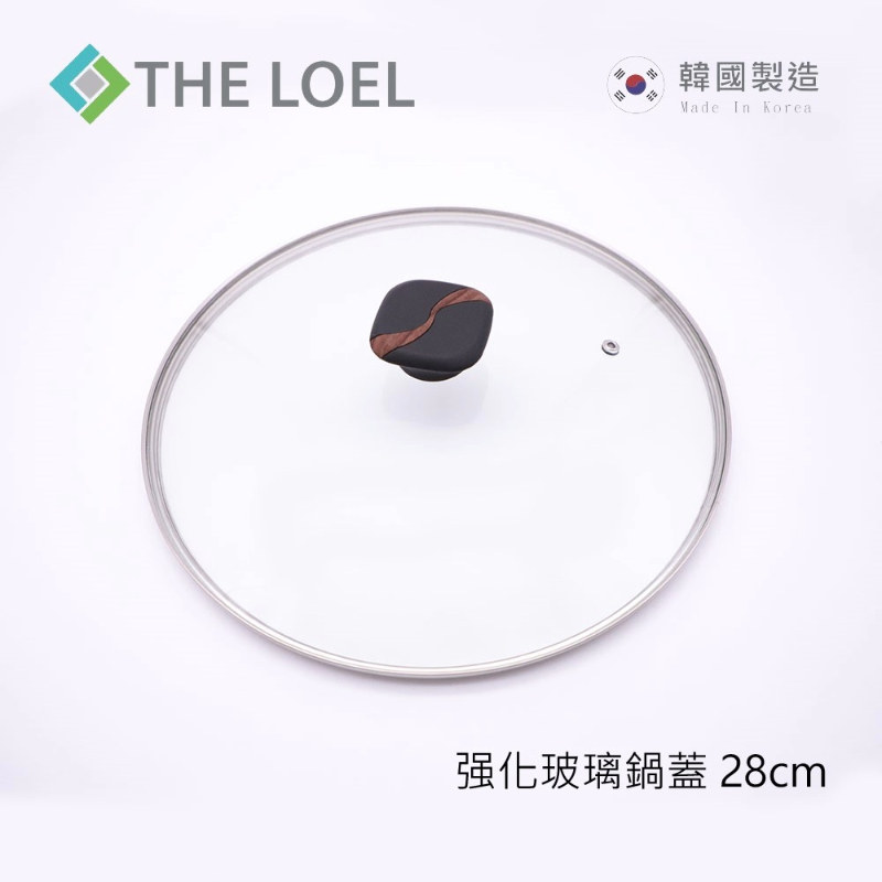 〔得來亞〕THE LOEL 韓國强化玻璃鍋蓋(28cm/30cm), , large