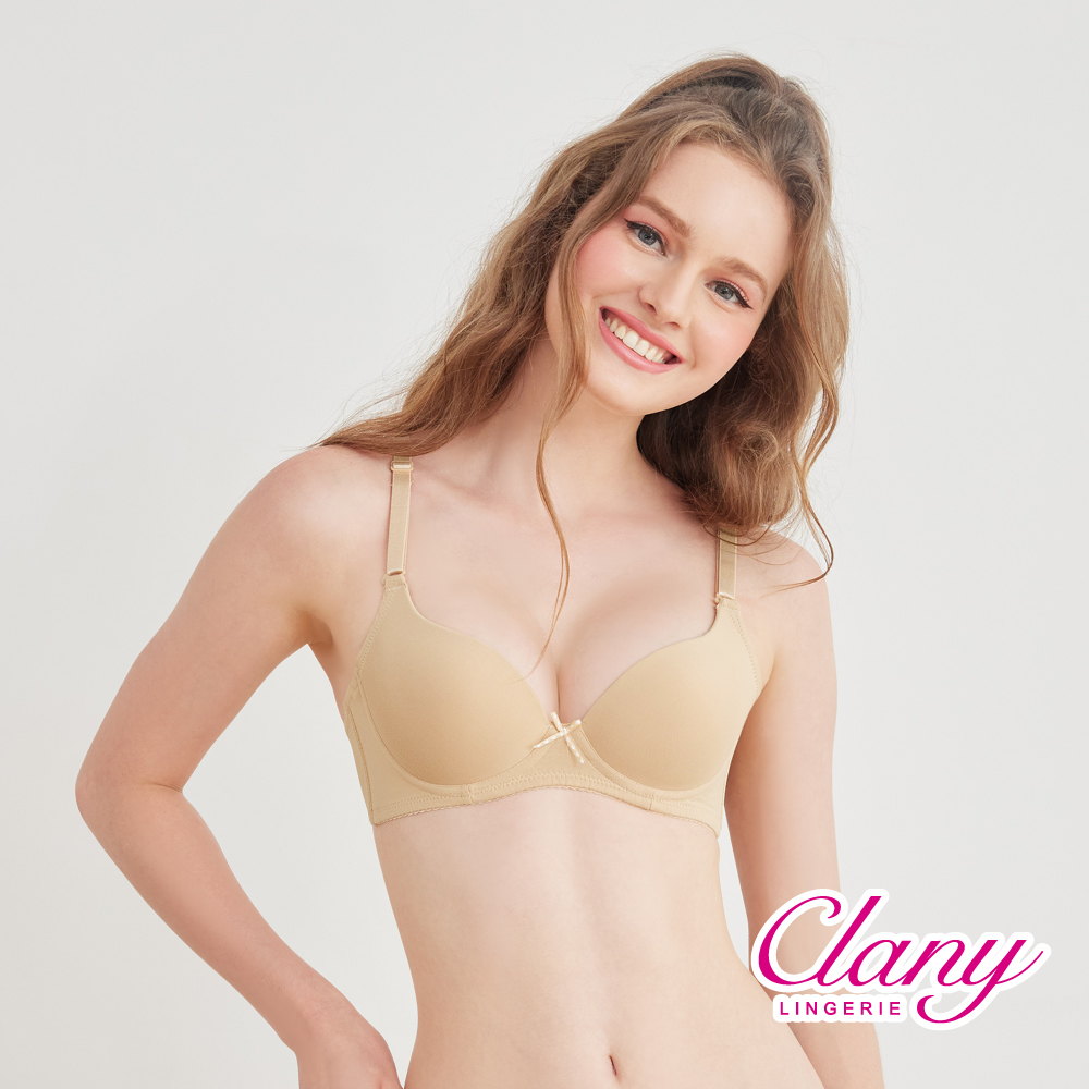 【Clany可蘭霓】 裸感新美學無痕軟鋼圈零著感BCD內衣 小麥膚 6903-11