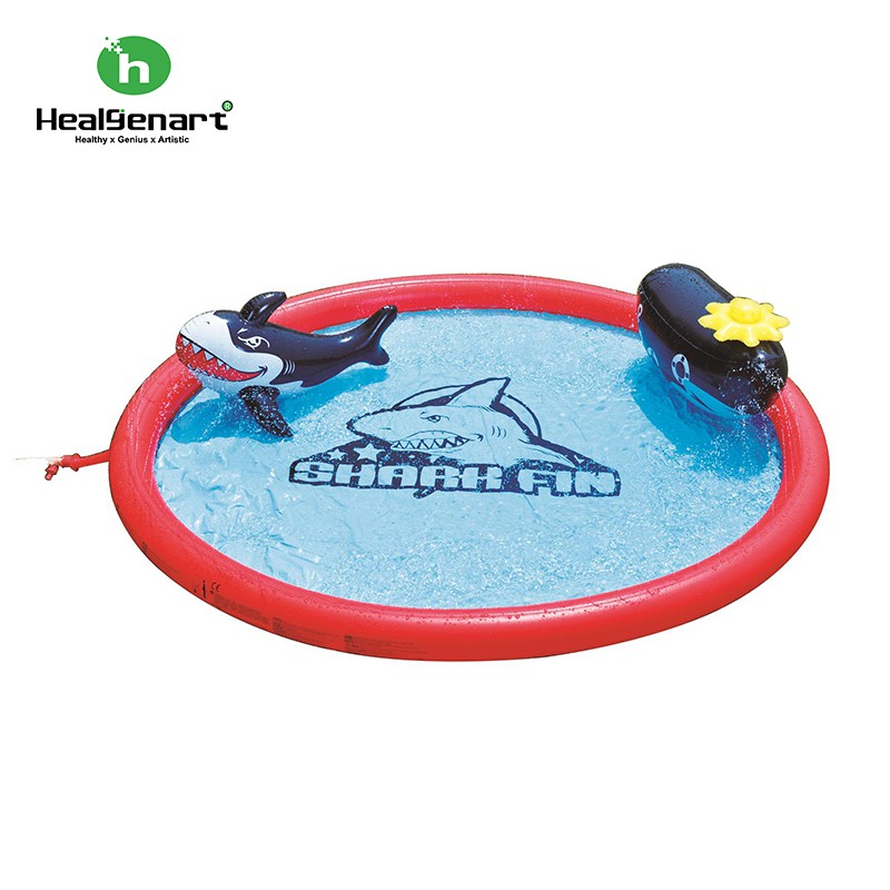 Shark Sprinkler Swimming Pool, , large