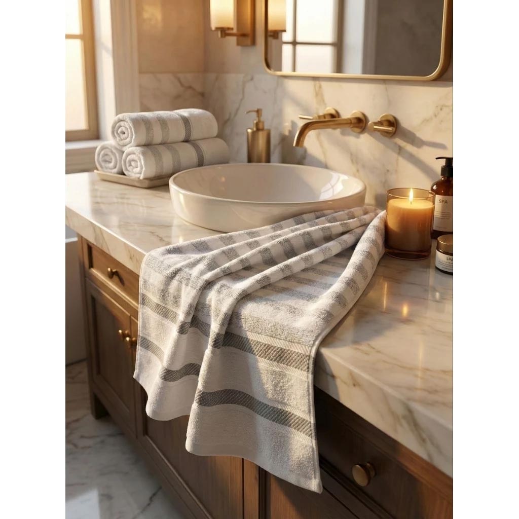 [Kai Mei Cotton] Bulk Pack: Made in Taiwan (MIT) Antibacterial & Odor-Resistant &ndash; Lightweight Soft Pure Cotton Bamboo Charcoal Towels (Set of 12), , large