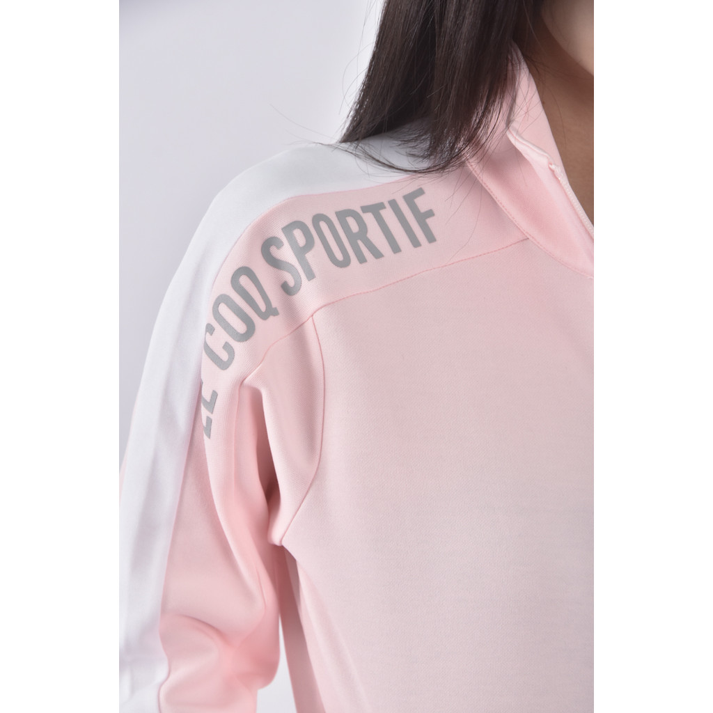 (M) le coq sportif質感棉質素面粉色外套二手衣, , large