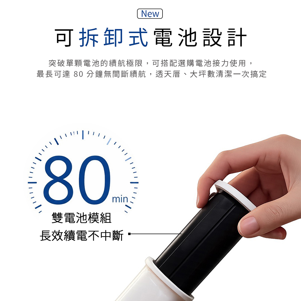 【Yates亞堤斯】標準版｜台製CV-X1二代 發明專利 智慧氣旋無線吸塵器 手持式吸塵器 可拆卸電池 超強吸力, , large