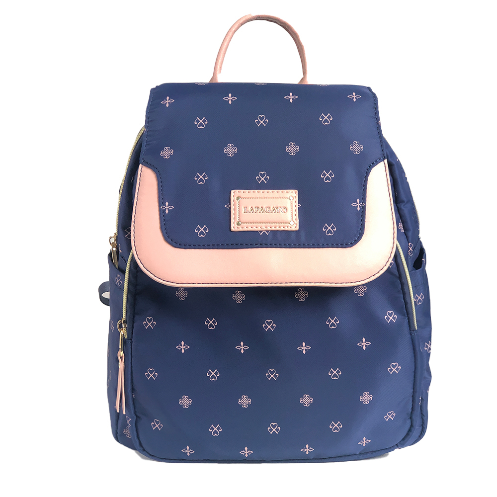 【lapagayo】歐洲皇家圖騰訂製款精品後背包組-PI-06409A-56深藍, , large