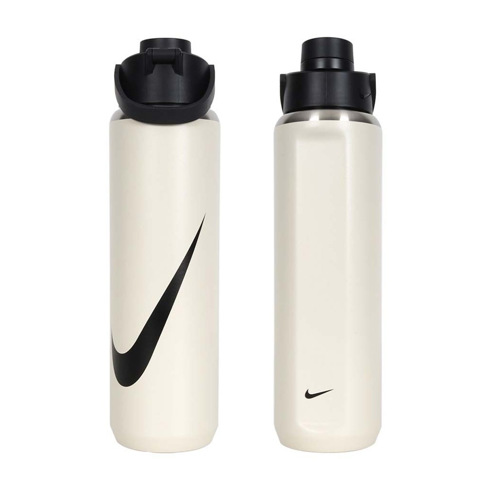 NIKE SS RECHARGE 大口徑保冷瓶 24OZ/GRAPHIC 運動水壺 隨身杯 水瓶 轉蓋 防漏 黑 米 白, , large