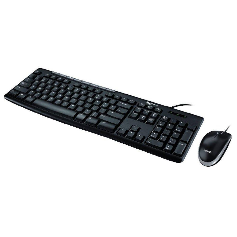 【 Logitech 羅技 】MK200 USB 有線 鍵盤滑鼠組 防水設計, , large