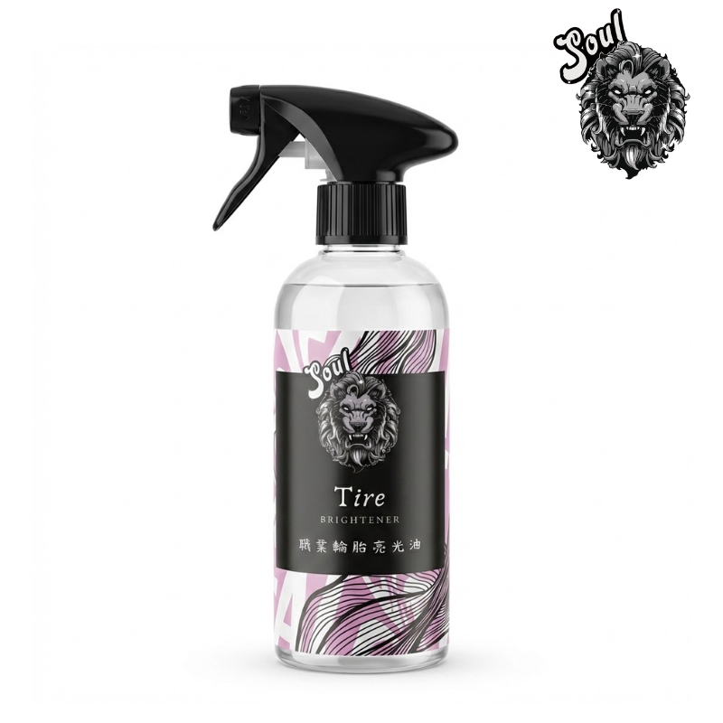 Soul】Professional Tire Dressing & Gel (400ml) - High Gloss, No Sling, Hydrophobic & UV Protection - Car Detailing Supplies, , large