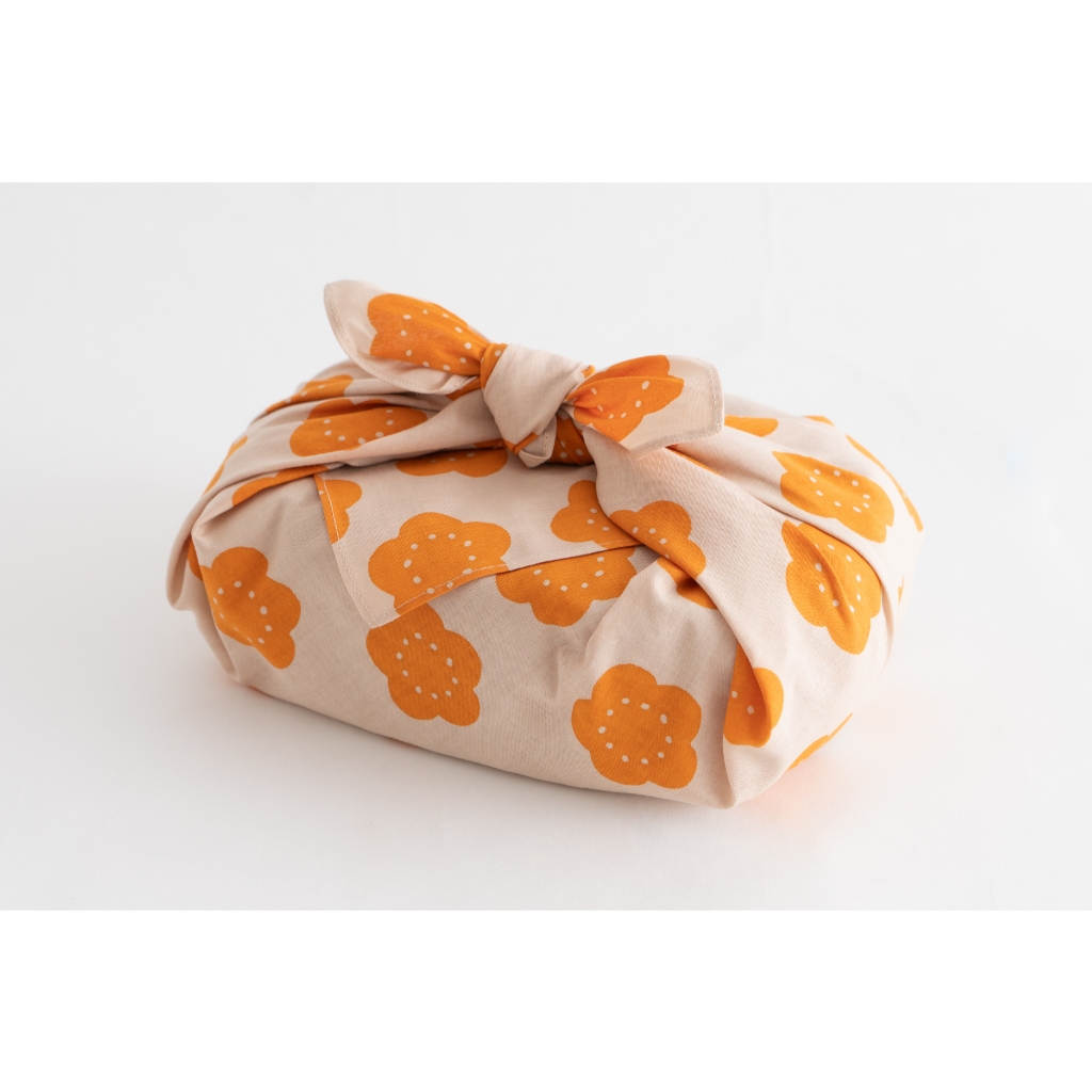 日本製 KAMAWANU Furoshiki 風呂敷/包袱布 全棉 方巾 手巾 多功能手帕 50x50 cm (梅), , large