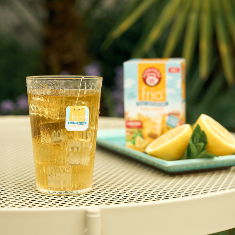 【TEEKANNE】Frio Flavored Black Tea-Lemon  (2.5g x 18bags/box) , , large