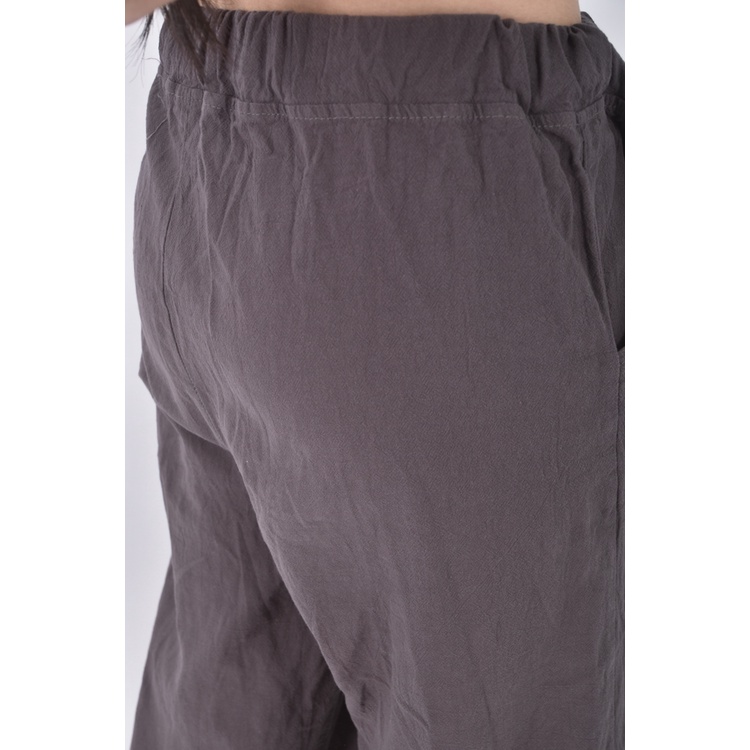 (M) fashion classic高腰七分灰色長褲二手衣, , large