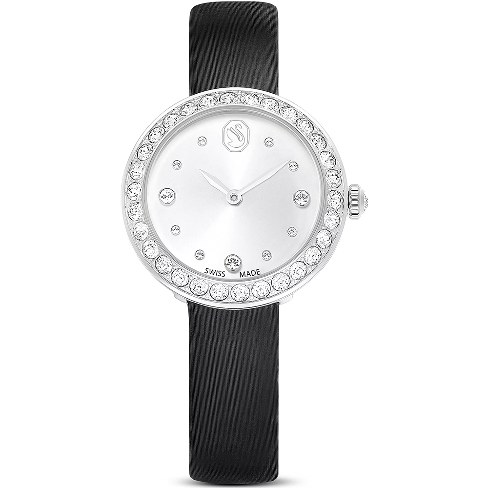 SWAROVSKI 施華洛世奇 Matrix Tennis 水晶錶圈手錶 女錶-30mm 送禮推薦 5706663, , large